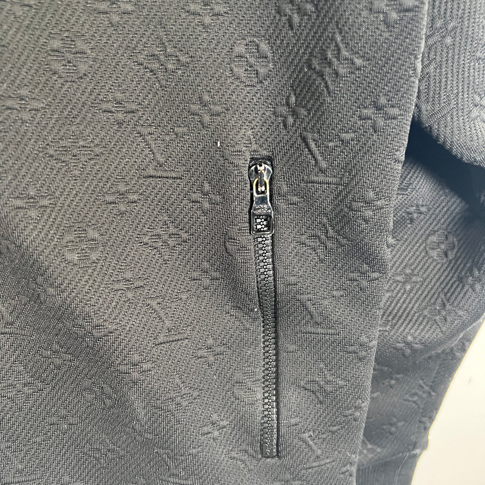 Louis Vuitton Black Monogram Zip Up Size L