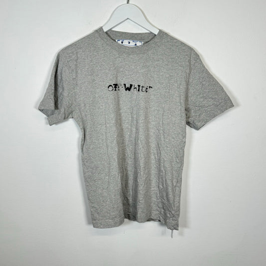 Off-White Grey Faces Tee Size S