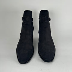 Saint Laurent Paris Charcoal Wyatt Jodphur Boots Size 45