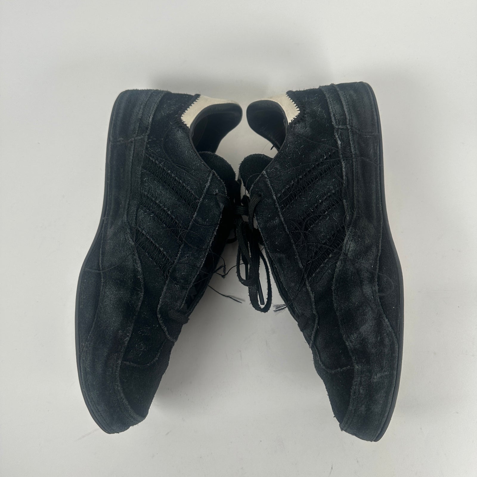 Yohji Yamamoto Y-3 Adidas Black Sashiko Gazelles Size 9