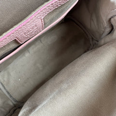 Mcm Pink Logo Emprinte Backpack