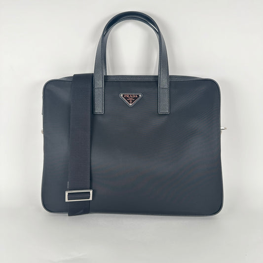 Prada Black Re-Nylon Laptop Case