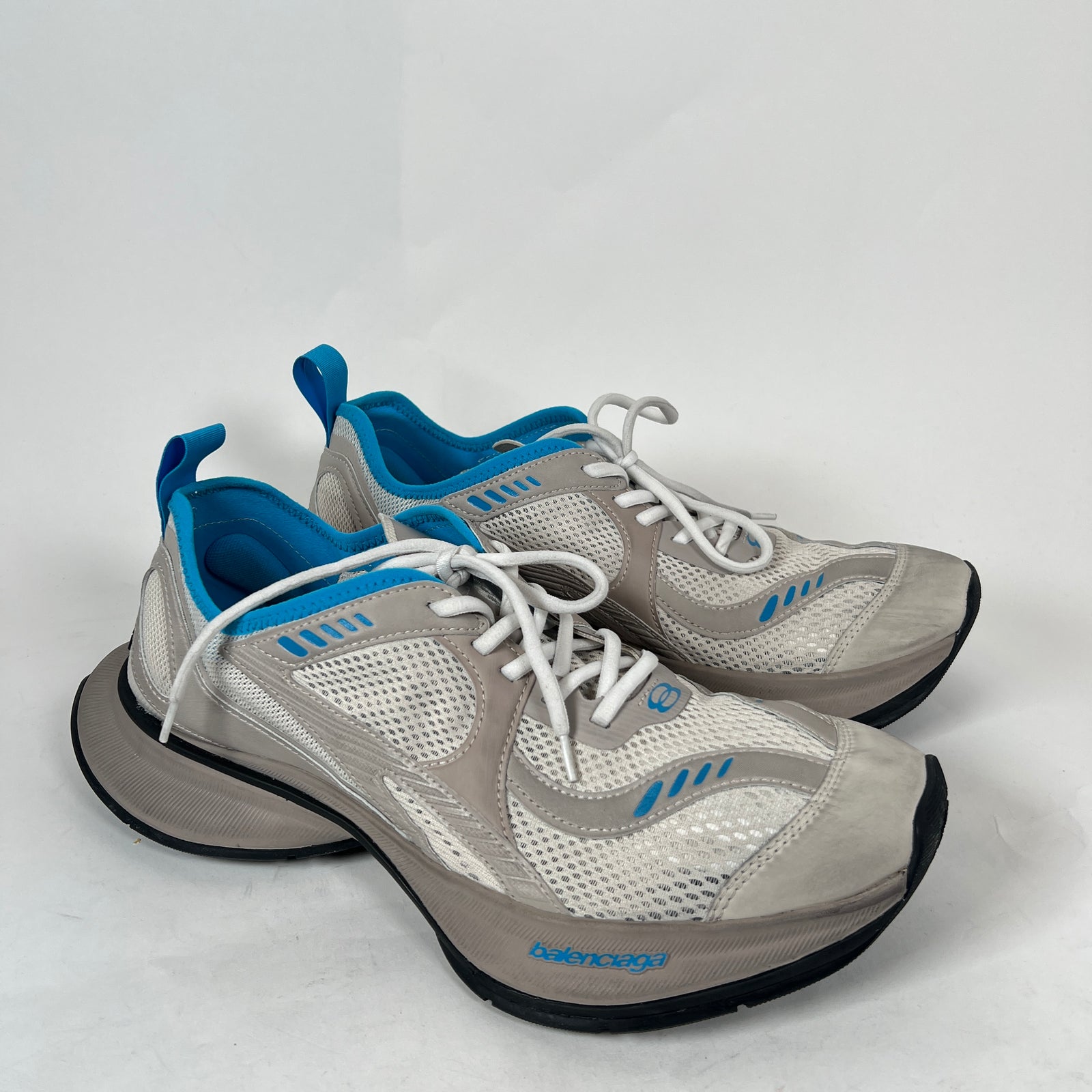 Balenciaga Grey/Blue Circuit Runner Size 43