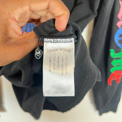 Chrome Hearts Black Multi Color Cemetery Cross Longsleeve Size L