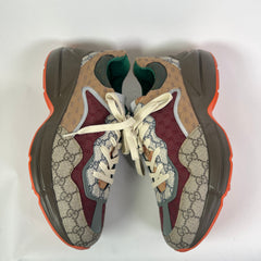 Gucci Burgundy GG Rhyton Sneaker