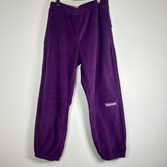 Supreme Purple Polar Fleece Pants Size M