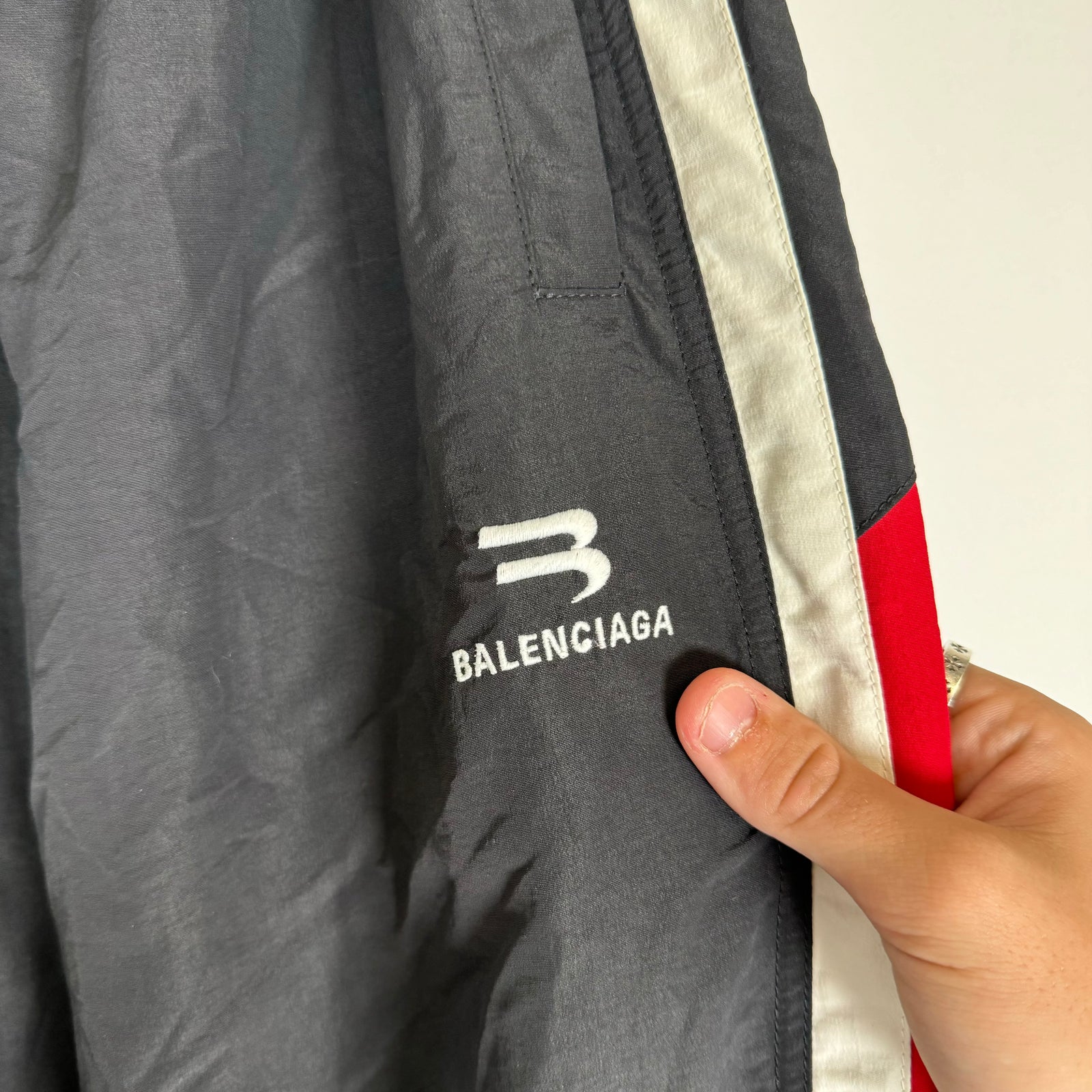 Balenciaga Sporty 3B Nylon Track Pants Size 48
