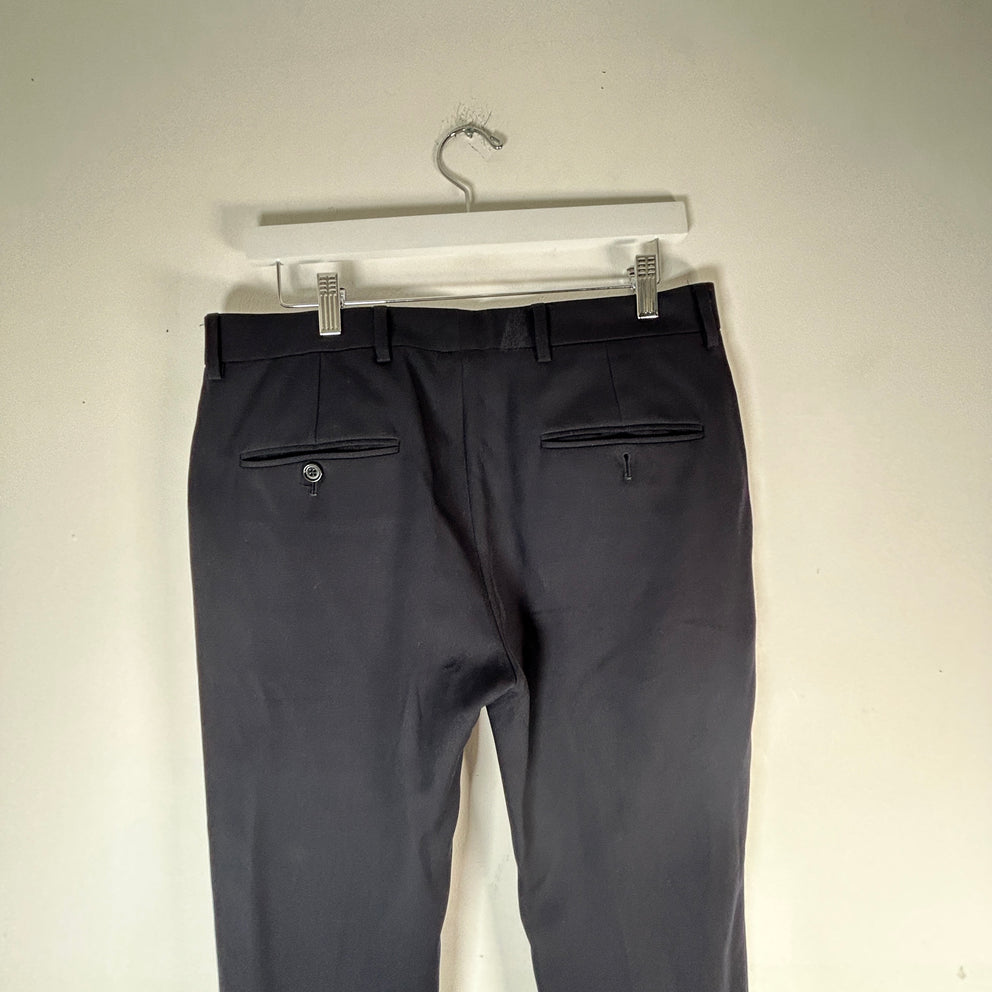 Celine Navy Wool Suit Pants Size 48
