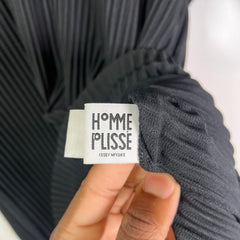 Issey Miyake Homme Plisse Pleated Basic Polo