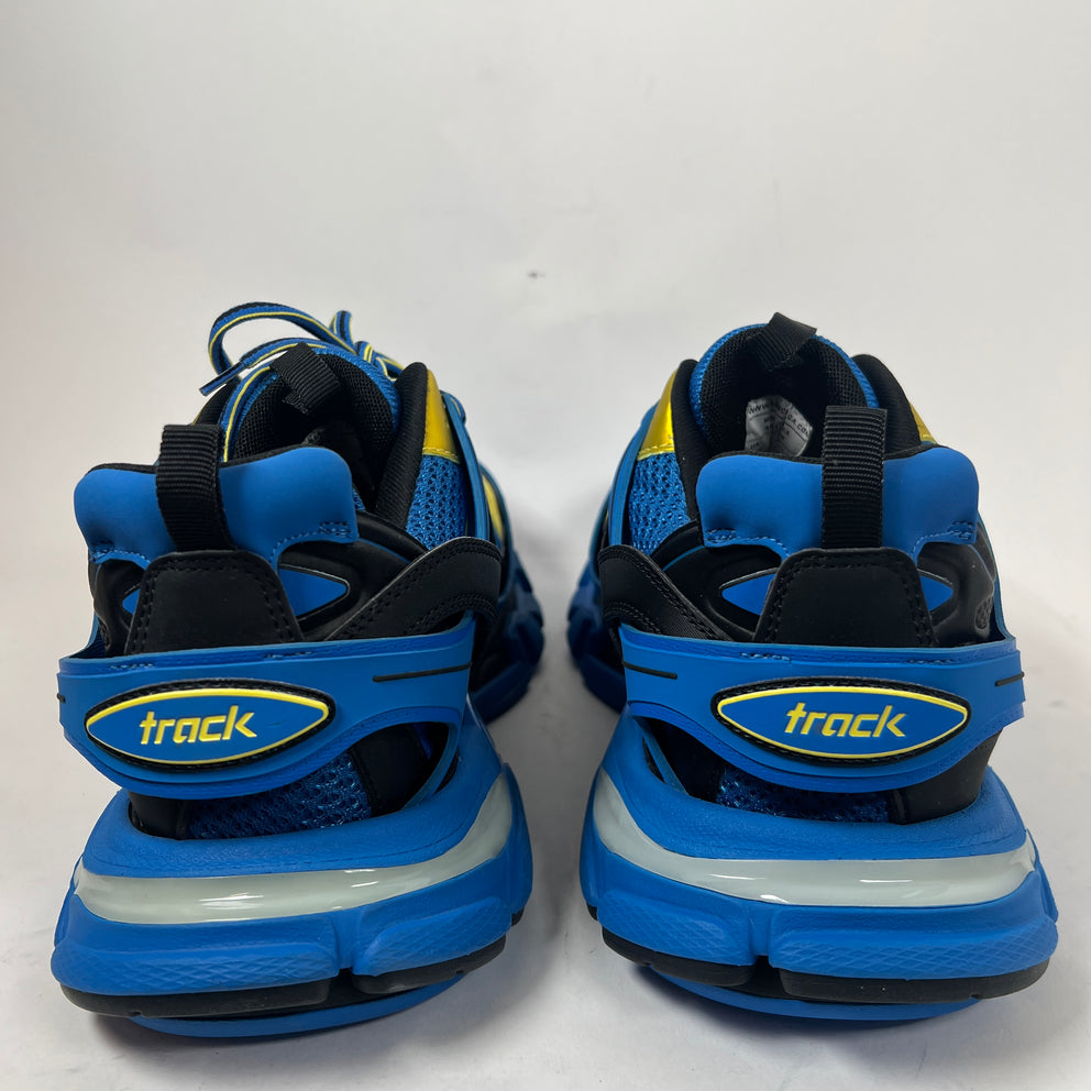 Balenciaga Blue/Yellow LED Track Sneaker Size 44