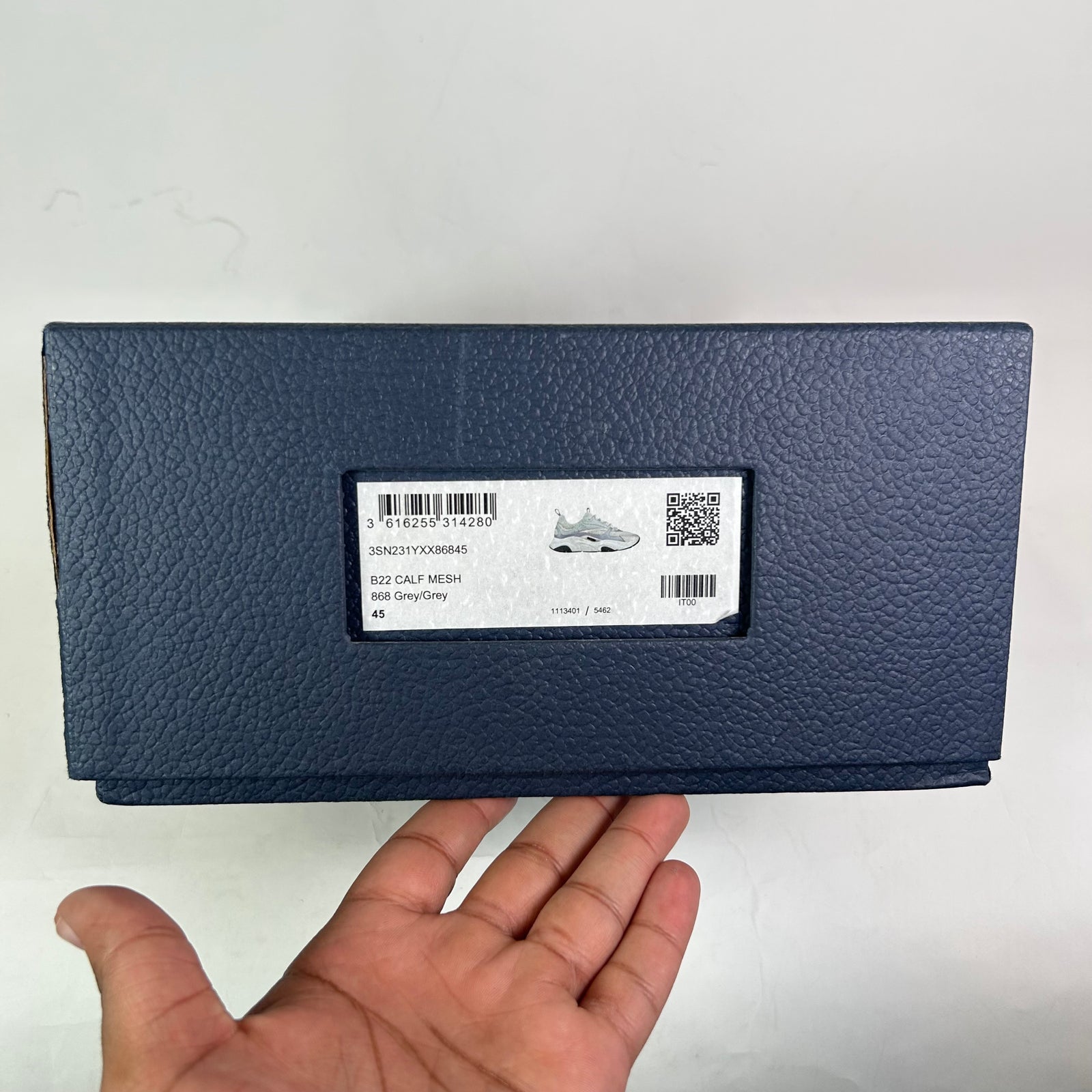 Dior B22 Grey Sneaker Size 45