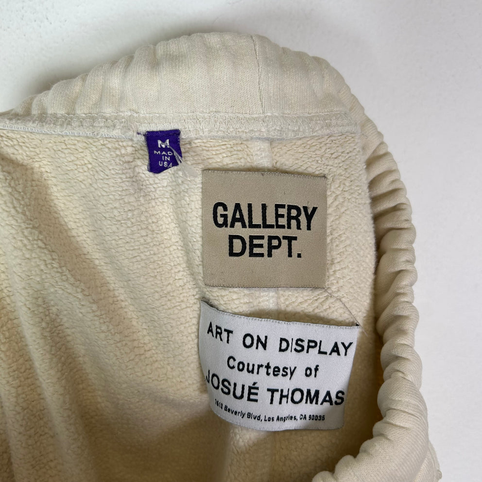 Gallery Dept Cream Paint Splatter Flare Sweatpants