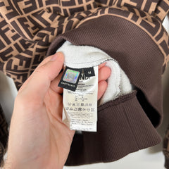 Fendi All Over FF Hoodie M