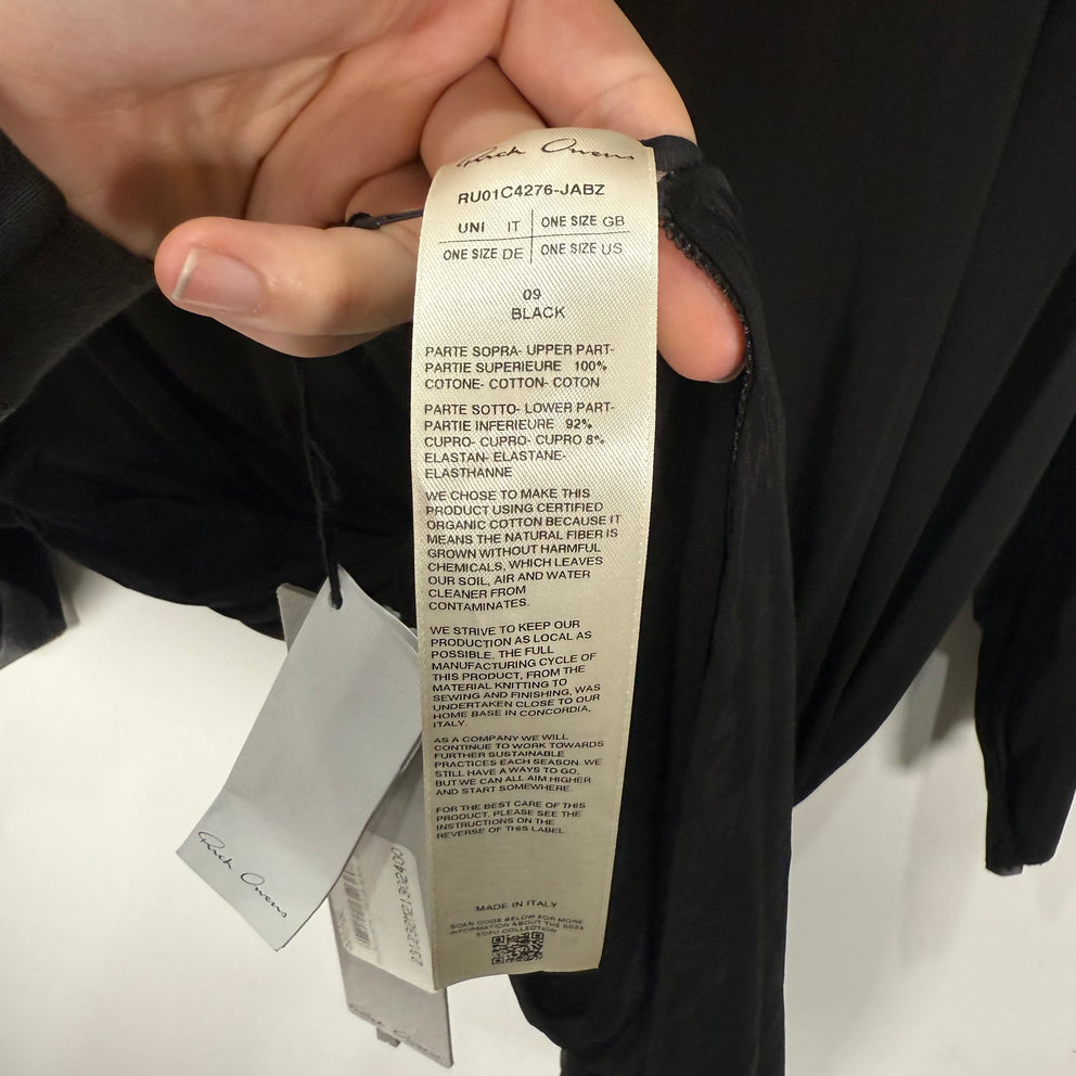 Rick Owens SS23 EDFU V-Neck Joe T-Shirt Size OS
