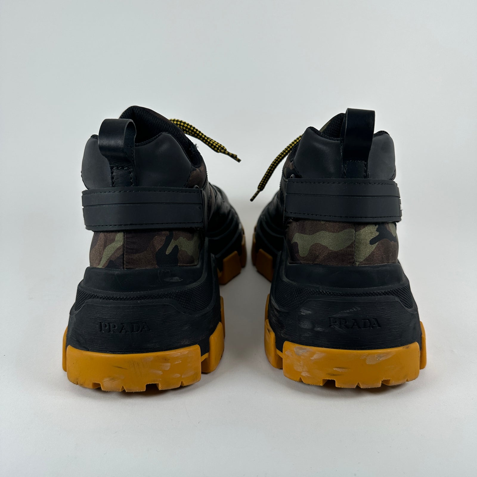 Prada Pegasus Camo Chunky Sneaker Size 10