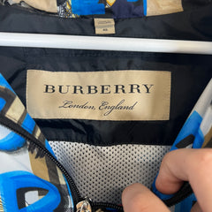 Burberry Windbreaker All Over Logo Jacket