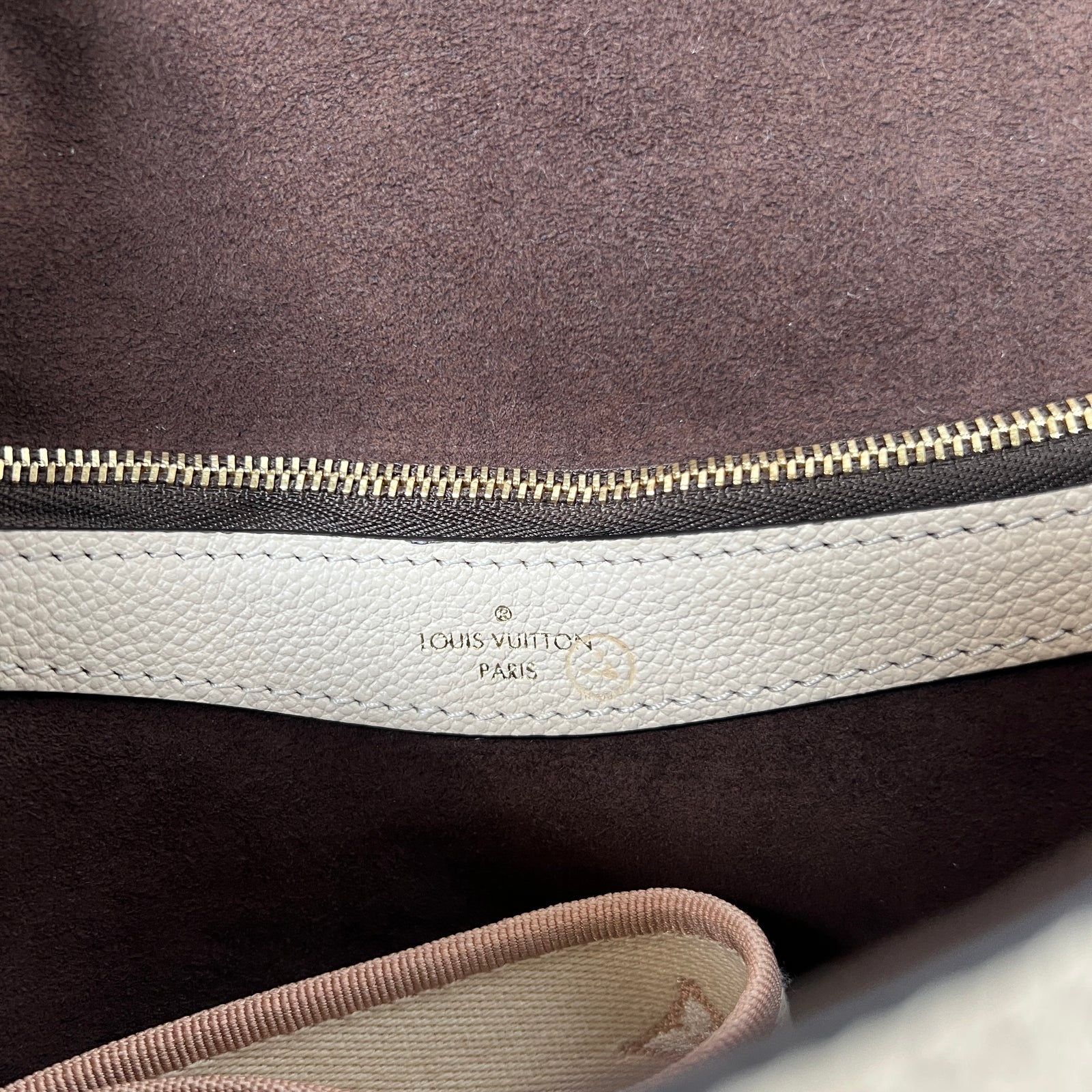 Louis Vuitton Cream Monogram Empreinte Diane NM Handbag