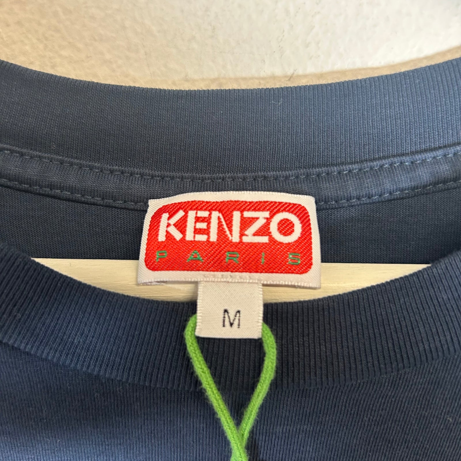 Kenzo Navy Flower Logo T-shirt Size M