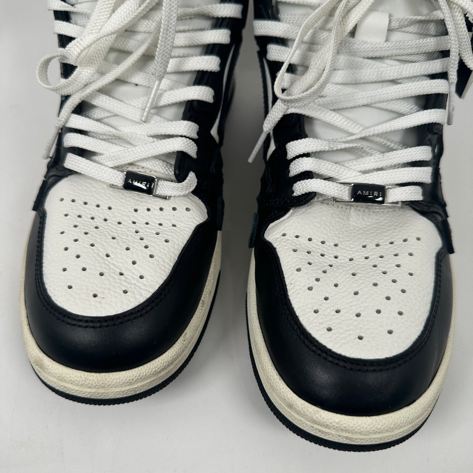 Amiri B&W Bone Court High Size 41
