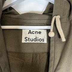 Acne Studios Olive Fishtail Parka Size M