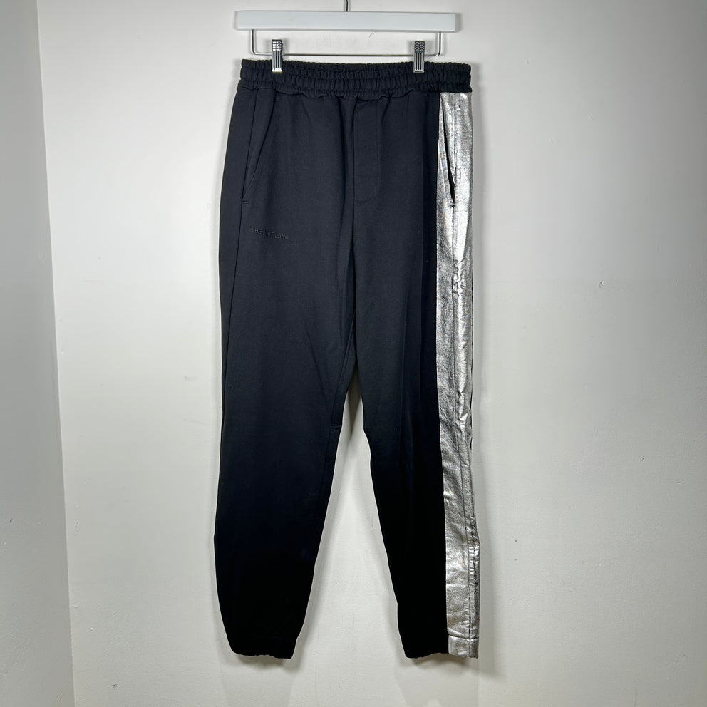 Helmut Lang Silver Stripe Sweatpants Size S