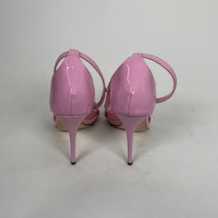 Dolce & Gabbana Pink Patent Leather Sandals Size 37