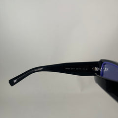 Prada Black Geometric Rectangular Sunglasses