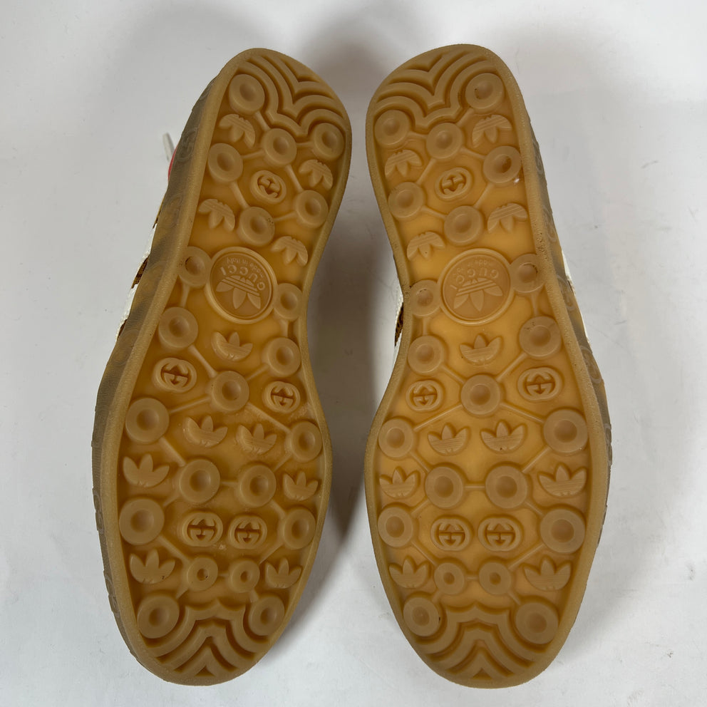 Gucci x Adidas Tan GG Gazelle Sneaker Size 39.5