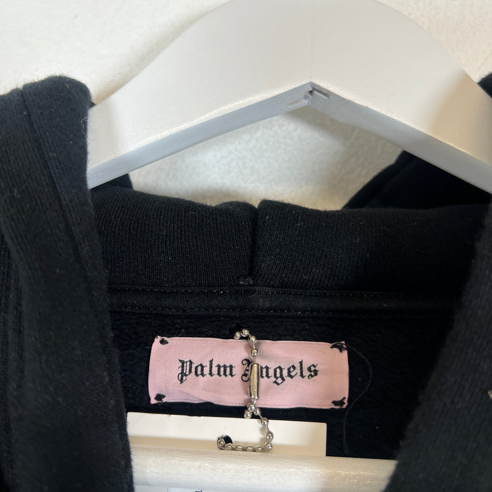 Palm Angels Black Ultra Logo Hoodie Size L