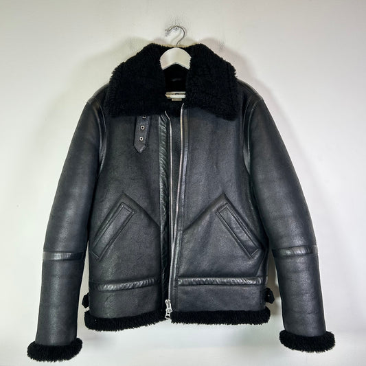 Acne Studios Ian Shearling Leather Jacket