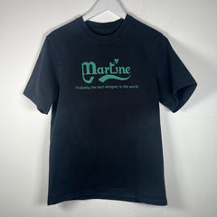 Martine Rose Black Logo T-Shirt Size L