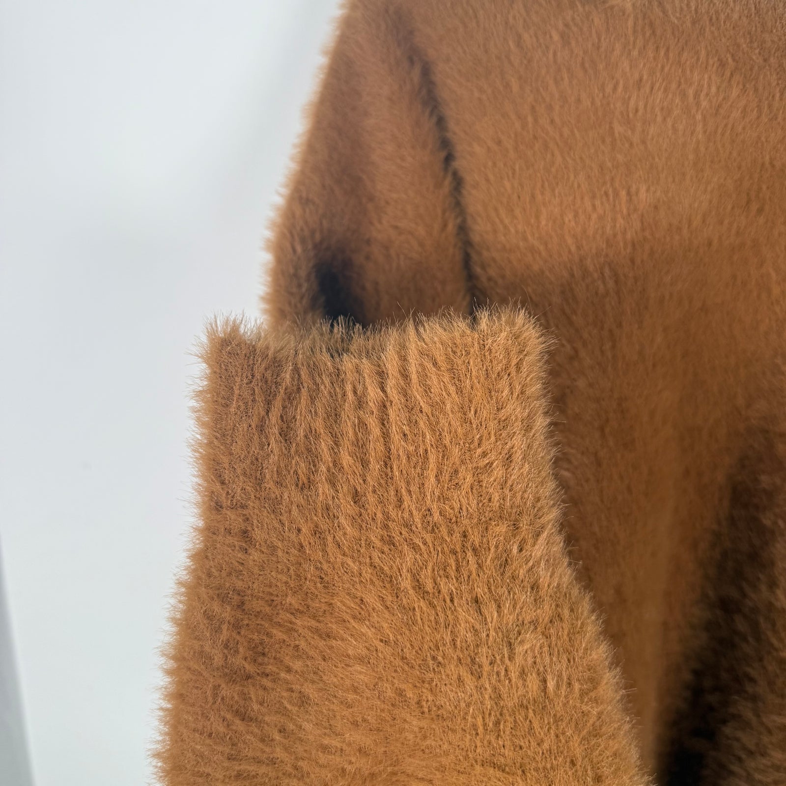 Jacquemus Neve Brushed Brown Stretch Knit Polo Sweater Size L