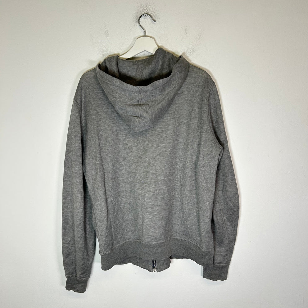 Louis Vuitton Grey Vintage LV Monogram Zip-Up Hoodie Size L
