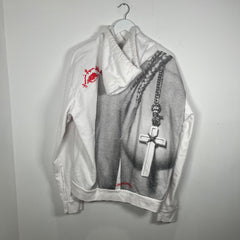 Chrome Hearts LLS 'Love You' White Hoodie Size M