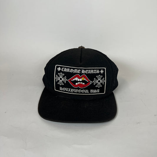 Chrome Hearts Black Matty Boy Chomper Trucker Hat