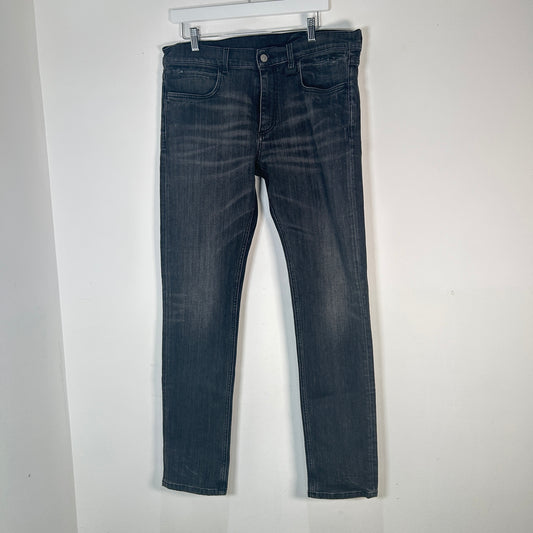 1017 Alyx Grey Buckle Denim Jeans Size 34