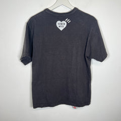 Human Made Black Heart Logo Tee Size M