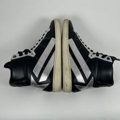 Saint Laurent SL/10H Court Black Silver Star High Tops Size 41