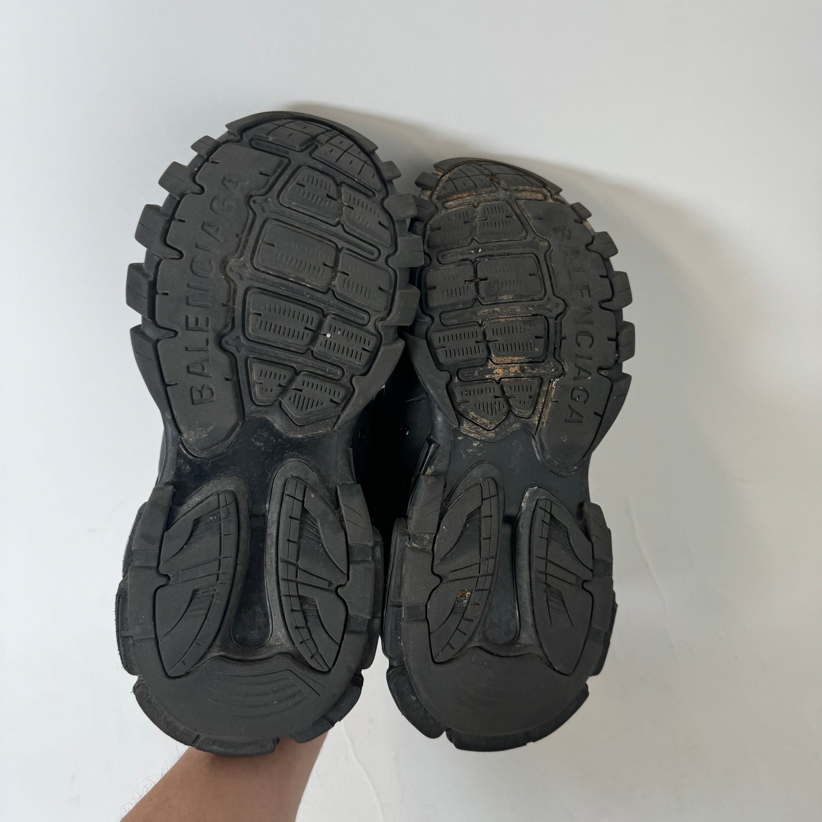 Balenciaga Black LED Track Sneakers Size 44