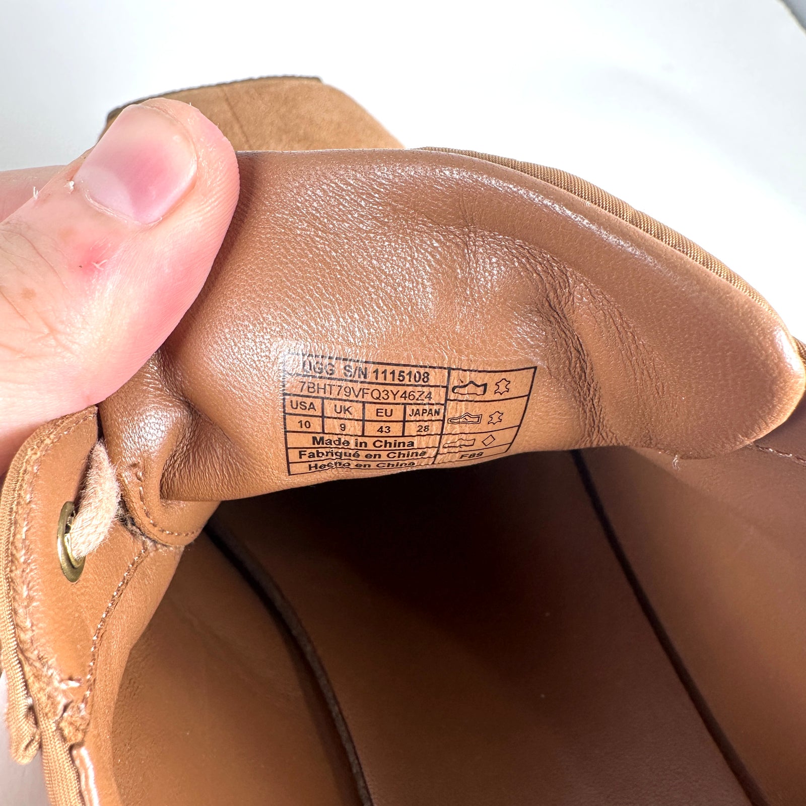 Eckhaus Latta x UGG Square Toe Suede Low Top Size 43