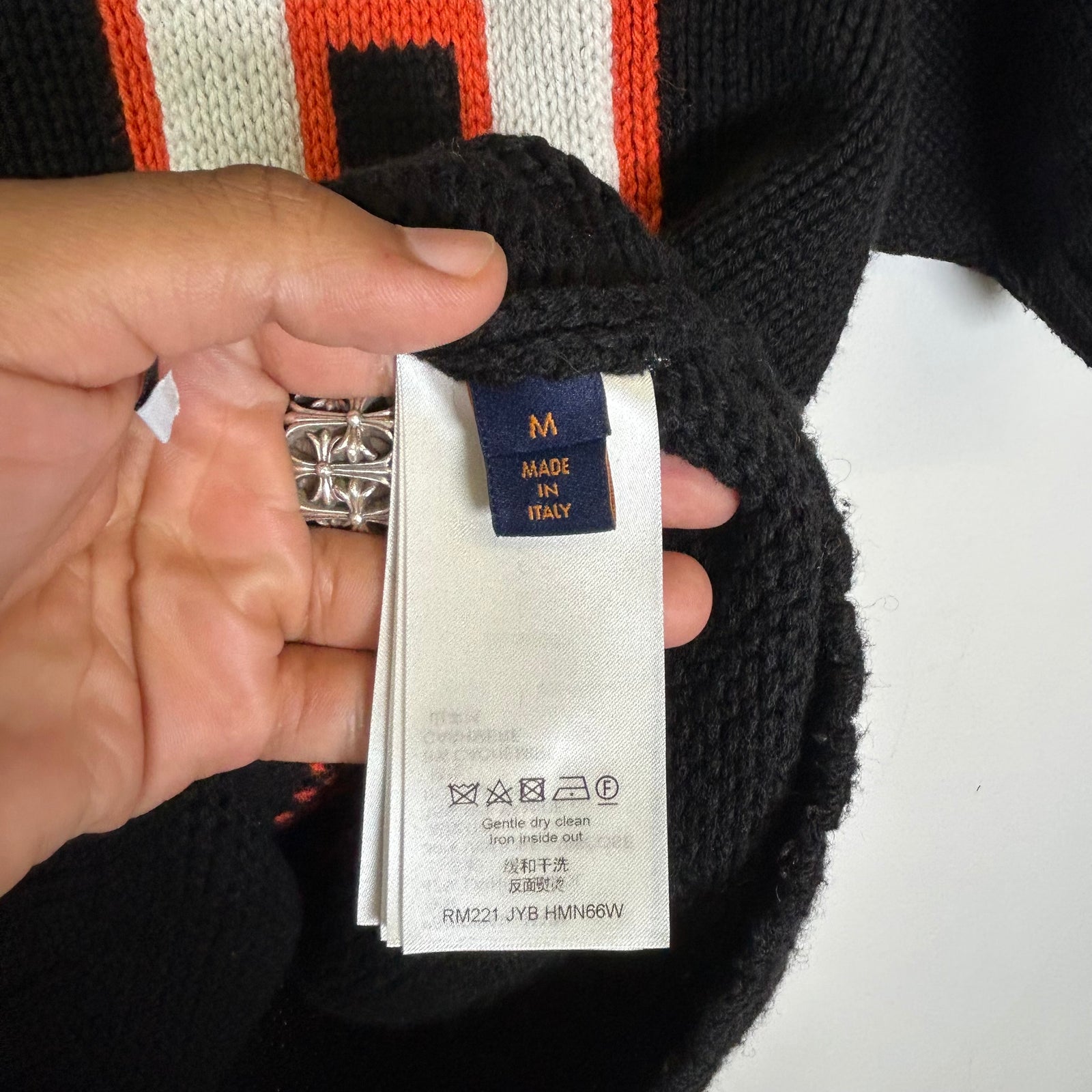 Louis Vuitton Chunky Intarsia Knit Football Tee