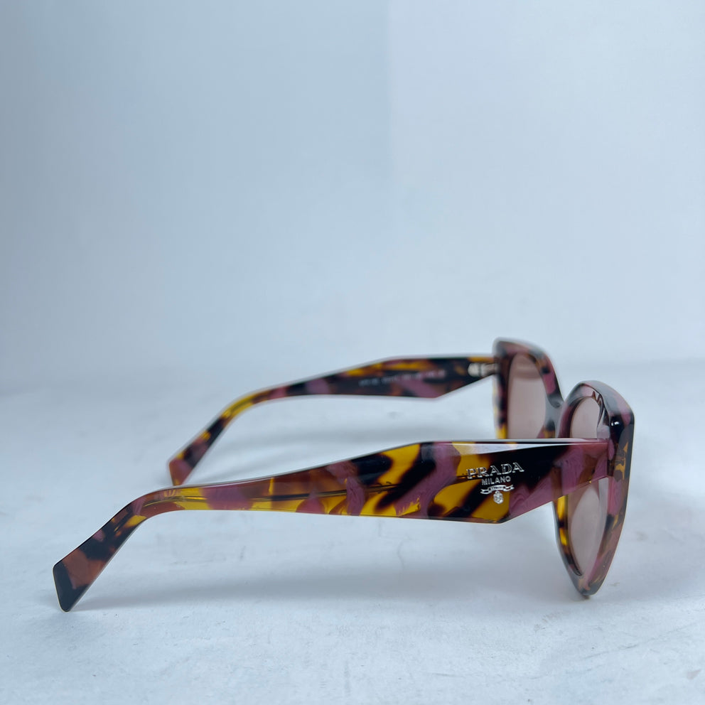 Prada Pink PR 19ZS Rectangle Sunglasses