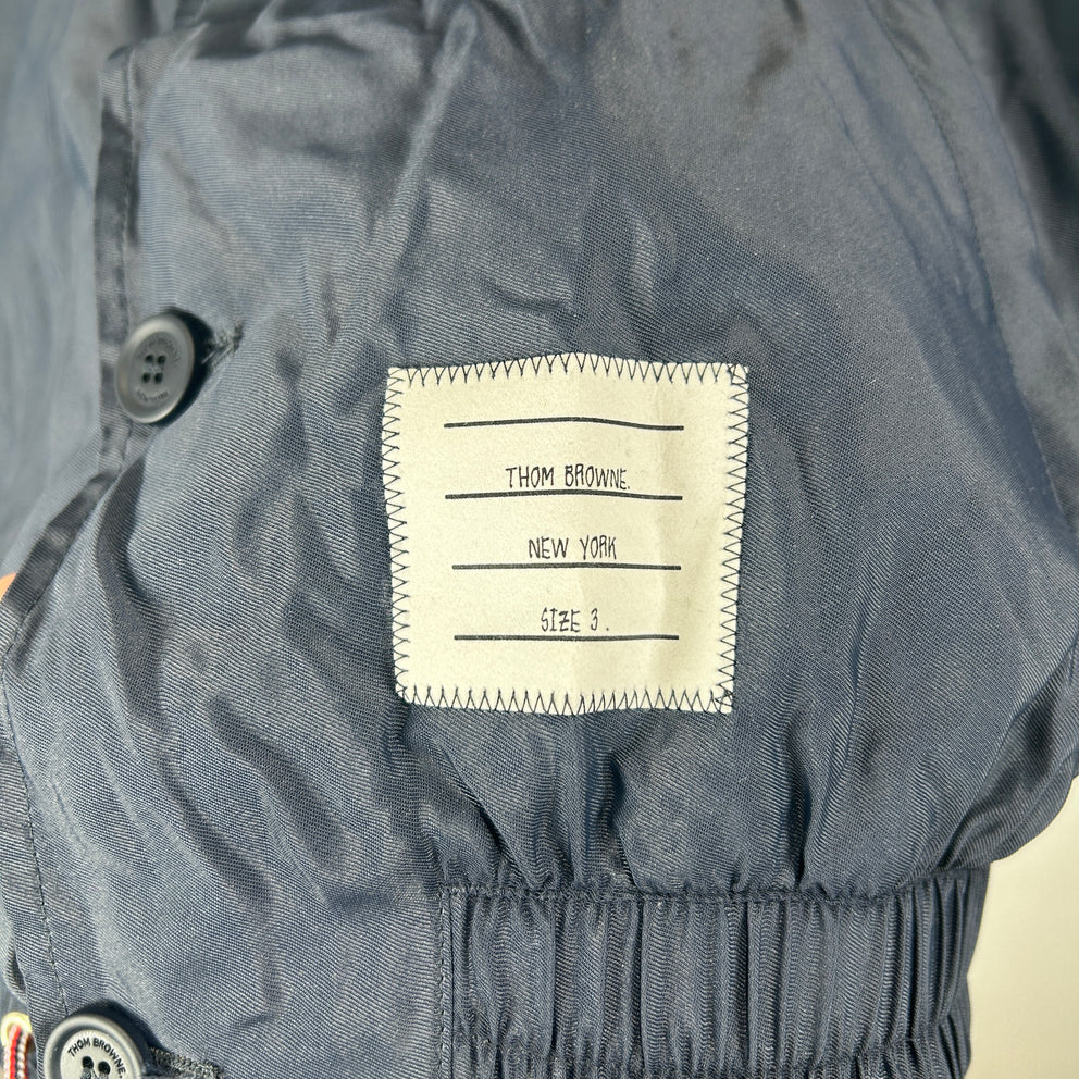 Thom Browne 4 Bar Solid Swim Tech Jacket Size 3