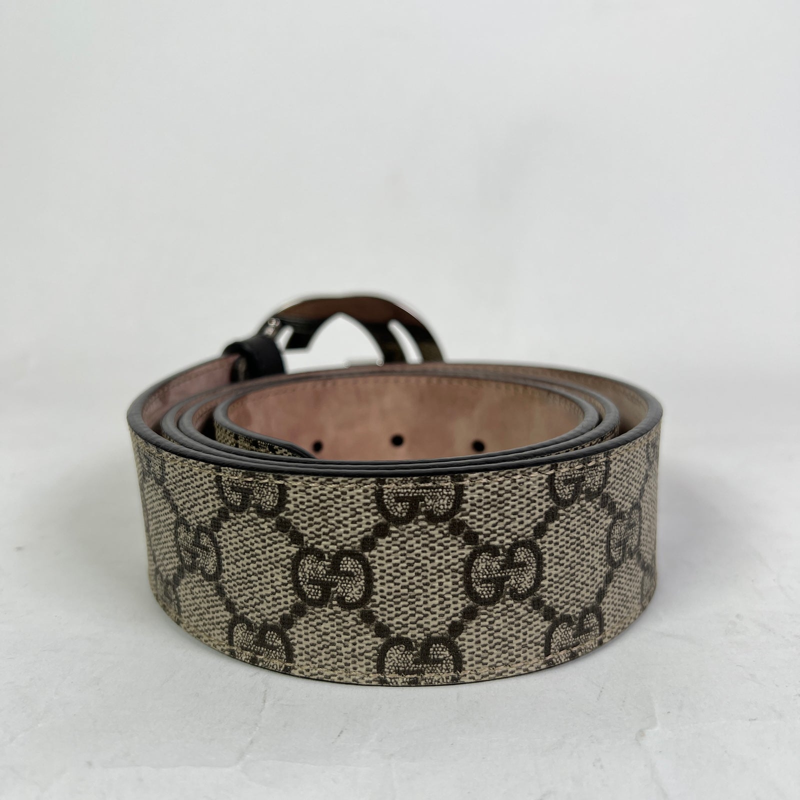 Gucci GG Supreme Canvas Interlocking G Belt