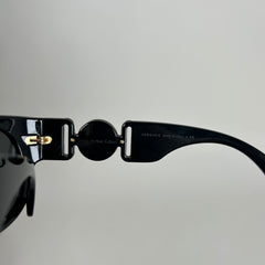 Versace Black/Gold Medusa Sunglasses