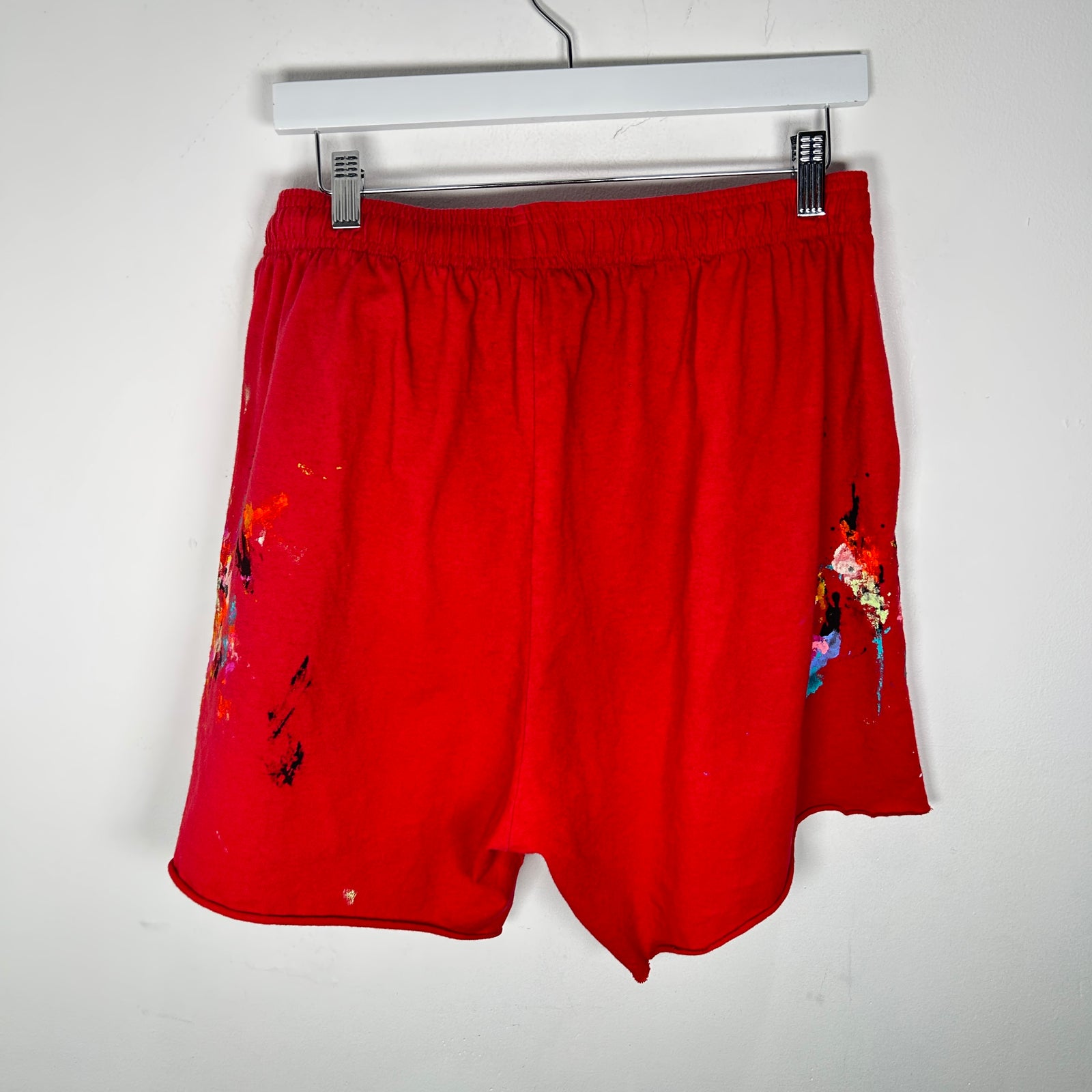 Gallery Dept Red Paint Splatter Shorts Size XL