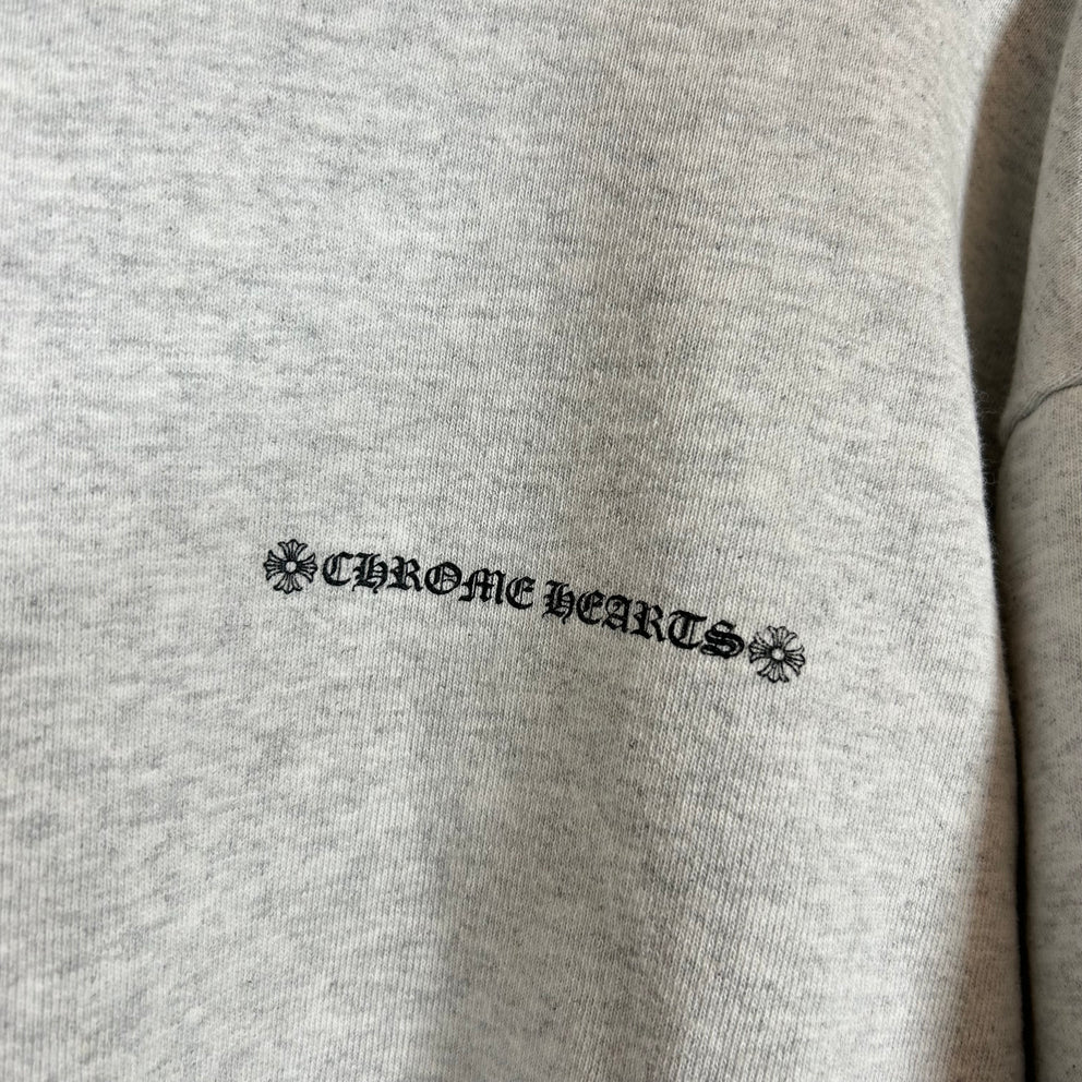 Chrome Hearts Grey Matty Boy Brain Graffiti Crewneck Size XL