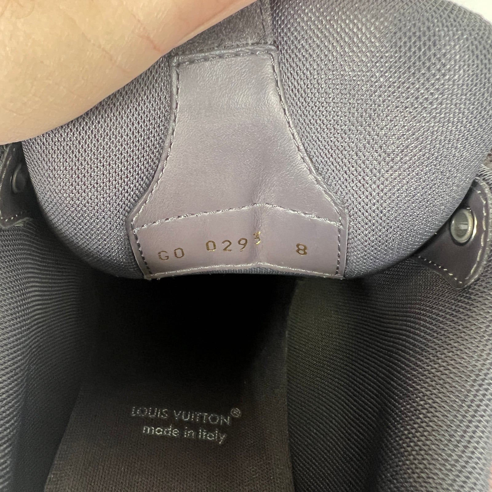 Louis Vuitton Skates Stud Grey Size LV 8