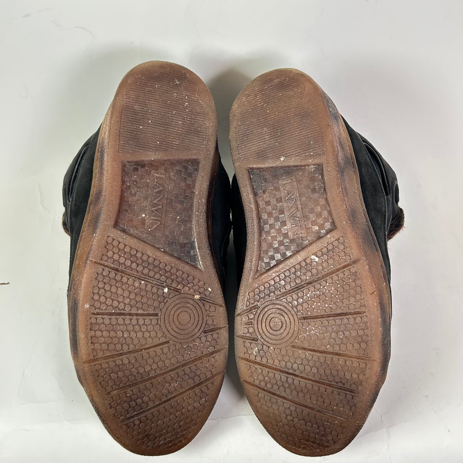 Lanvin Chocolate Curb Sneakers