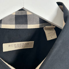 Burberry Brit Black Button-Up Dress Shirt Size L